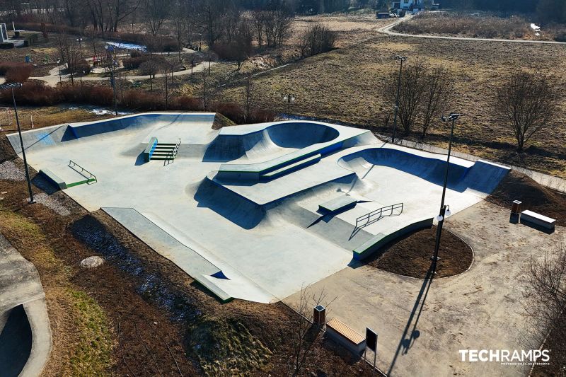 techramps skatepark de hormigón