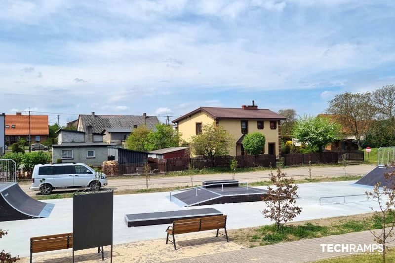 Modulární skatepark - Żelistrzewo 