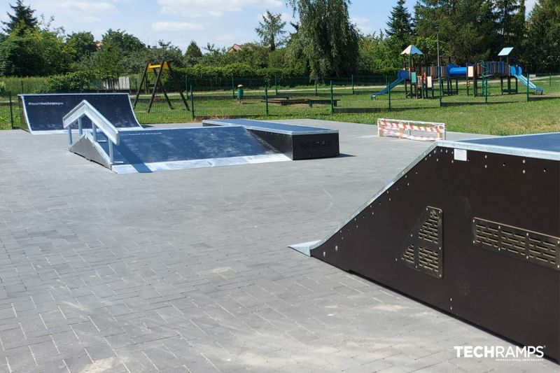 Skatepark en bois - Miłosław 