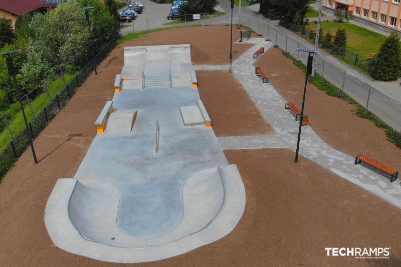 Μελέτη και κατασκευή τσιμεντένιων skateparks