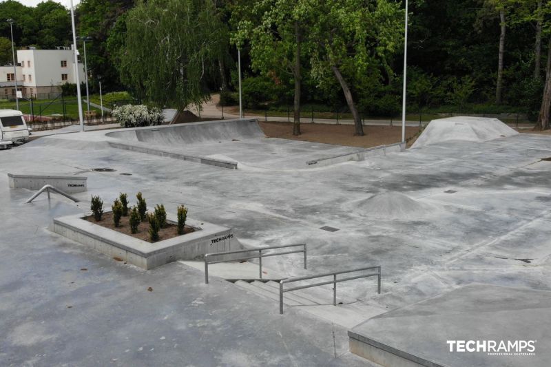 Techramps beton skatepark