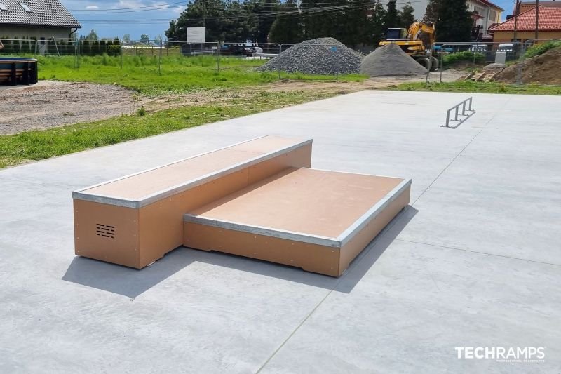 Techramps modular skatepark