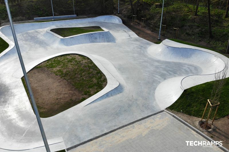 Techramps skatepark i beton