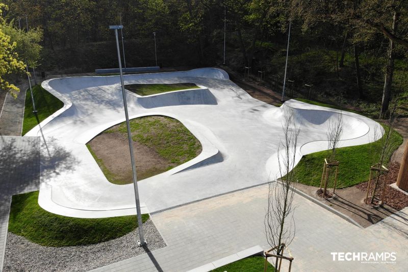 Techramps skatepark i beton