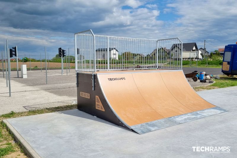 Techramps σπονδυλωτή skatepark