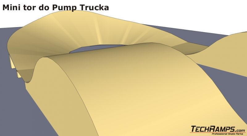 Tor rowerowy do Pump trucka techramps 1