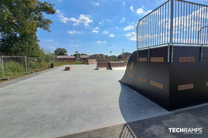 Foto af skateparken i Biskupiec 