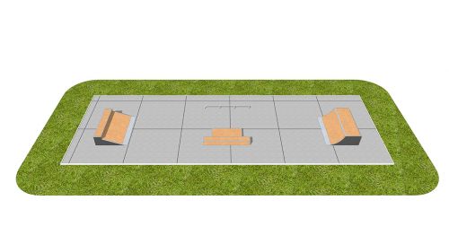 Ukázkový skatepark SM002