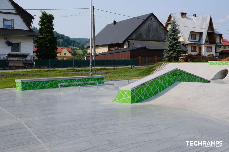 Skatepark betonowy - Bystra Podhalańska