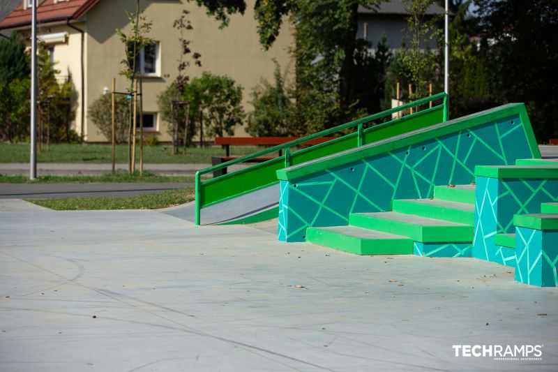 бетонний скейтпарк zielonka